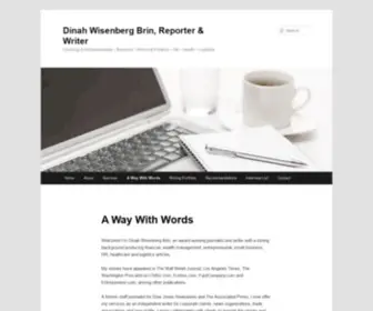 Dinahwbrin.com(Business) Screenshot