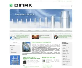 Dinakcheminees.com(DINAK FRANCE) Screenshot