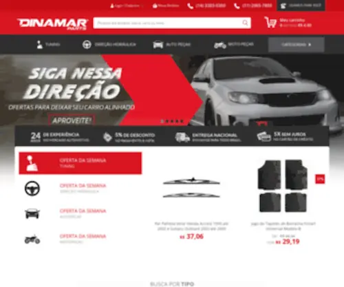 Dinamardistribuidora.com.br(Dinamar Distribuidora) Screenshot
