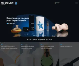 Dinamic-Emballages.com(Injection plastique) Screenshot