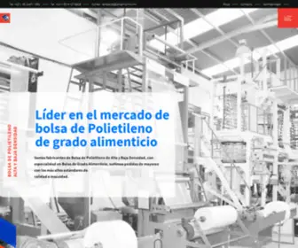 Dinamismo.mx(Fabrica de Bolsas de Plástico de Grado Alimenticio y Polietileno) Screenshot