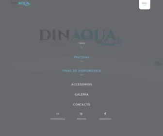 Dinaqua.com(Pool & Spa Lifestyle) Screenshot