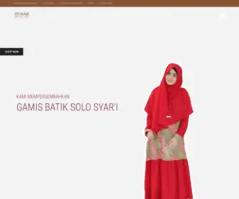 Dinarbatikart.com(Dinar Batik Art) Screenshot