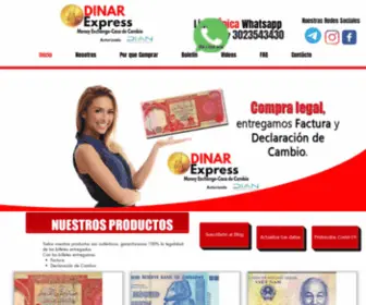 Dinarexpress.co(Dinar Express) Screenshot