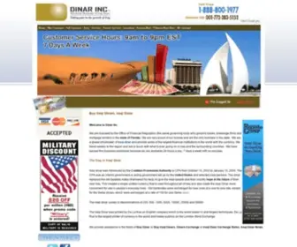 Dinarinc.com(Buy Iraqi Dinars) Screenshot
