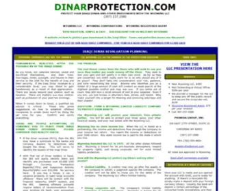 Dinarprotection.com(Iraqi dinar rv protection for the revaluation) Screenshot
