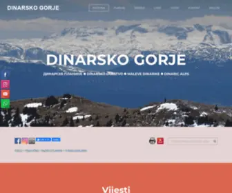 Dinarskogorje.com(Dinaric Alps) Screenshot