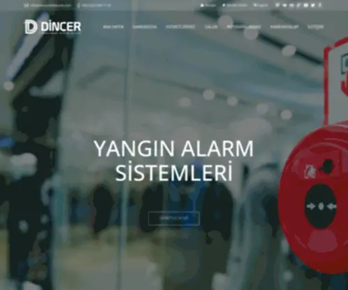 Dincerelektronik.com(Hırsızlık sistemleri) Screenshot