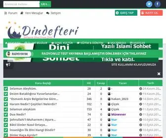 Dindefteri.com(Alan) Screenshot