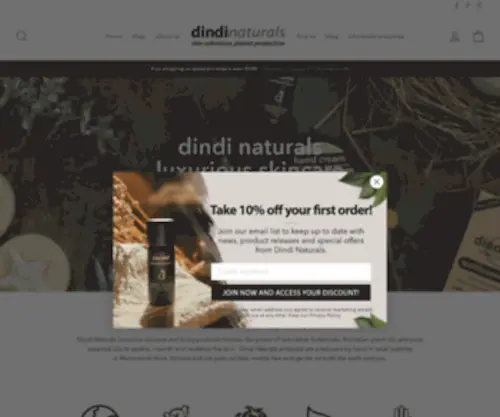 Dindinaturals.com.au(Dindi Naturals) Screenshot