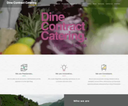 Dine-Contract-Catering.com(Dine Contract Catering) Screenshot