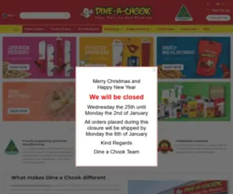 Dineachook.com.au(Chicken Feeders & Drinkers) Screenshot