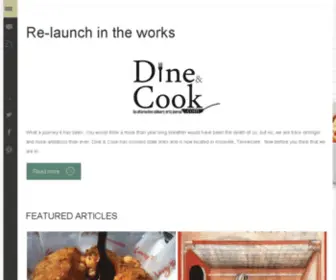 Dineandcook.com(HostGator Website Startup Guide) Screenshot