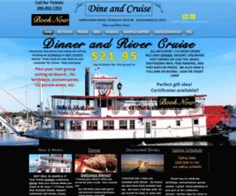 Dineandcruise.com(Scenic Dinner and River Cruise) Screenshot