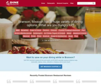 Dinebranson.com(Branson) Screenshot