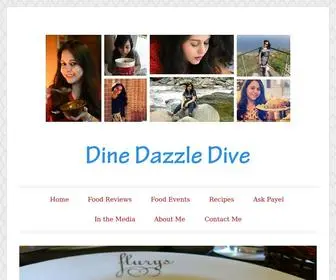 Dinedazzledive.com(Musings of a food fanatic) Screenshot