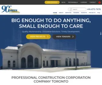Dineen.com(Dineen Construction Corporation) Screenshot