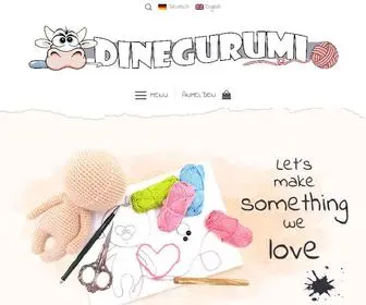 Dinegurumi.com(Offizielle Website) Screenshot