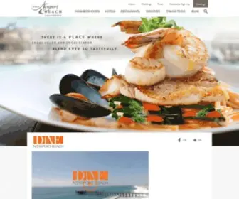 Dinenb.com(Finding the best restaurants in Newport Beach) Screenshot