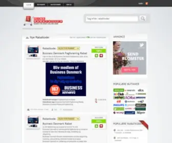 Dinerabatkoder.dk(Spar penge med vores kuponer og kampagner) Screenshot
