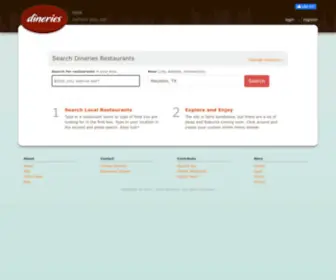 Dineries.com(Restaurant) Screenshot