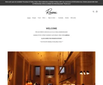 Dineriviera.com(Riviera Ottawa) Screenshot