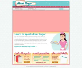 Dinerlingo.com(Diner Lingo) Screenshot