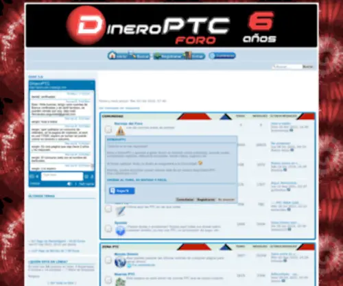 Dineroptc.com(Ganar dinero) Screenshot
