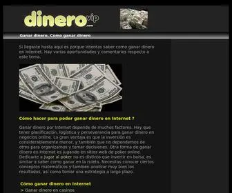 Dinerovip.com(Ganar dinero en Internet) Screenshot