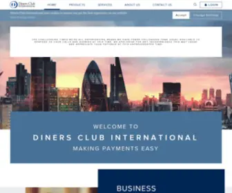Dinersclub.co.uk(Diners Club International) Screenshot