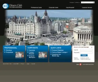 Dinersclubcanada.com(Diners Club Canada) Screenshot