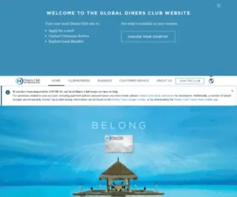 Dinersclubinternational.com(Cards, Benefits, Airport Lounges) Screenshot