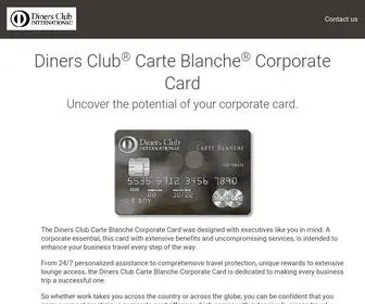Dinersclubus.com(Diners Club) Screenshot