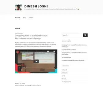 DineshJoshi.com(DineshJoshi) Screenshot