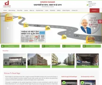 Dineshnagar.com(1 BHK Flats @ 8.35 Lakhs Near NH24 Delhi Hapur Road Ghaziabad) Screenshot