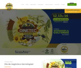 Dinetec.com.br(Maior evento de agronegócio) Screenshot