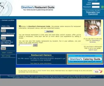Dineview.com(DineView's Restaurant Guide) Screenshot