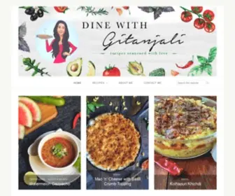 Dinewithgitanjali.com(Dine With Gitanjali) Screenshot