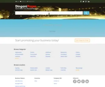 Dinganipages.co.za(DinganiPages-South Africa No1 Business Directory) Screenshot