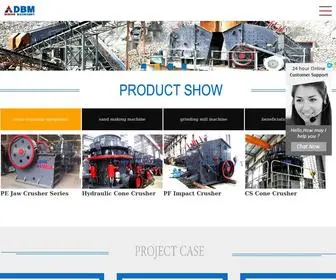 Dingbocrusher.net(Shanghai Dingbo Heavy Industry Machinery Co) Screenshot