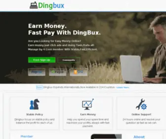 Dingbux.com(Dingbux) Screenshot