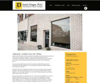 Dingeelaw.com(HOME) Screenshot