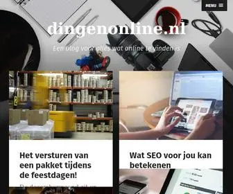 Dingenonline.nl(Een blog voor alles wat online te vinden is) Screenshot