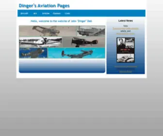 Dingeraviation.net(Dinger's Aviation website) Screenshot