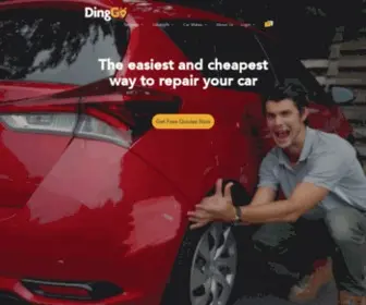 Dinggo.com.au(The easiest way to get quotes to repair your car) Screenshot