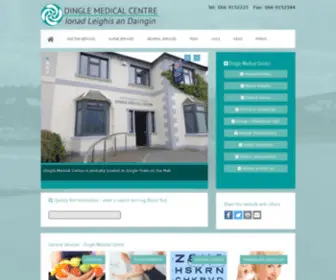 Dinglemedicalcentre.com(Dingle Medical Centre GP General Practioners Clinic Doctors Surgery Dingle Kerry) Screenshot