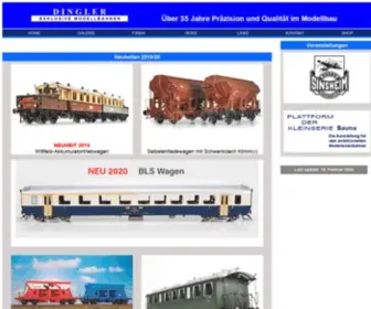 Dingler.de(Präzisionsmodelle) Screenshot