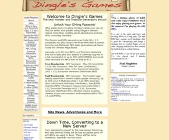 Dinglesgames.com(Uncategorised) Screenshot