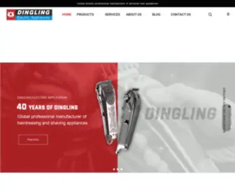 Dinglinghairclipper.com(DINGLING Electric Appliances Co) Screenshot