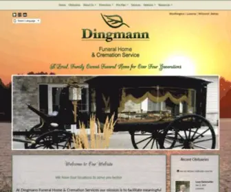 Dingmannandsons.com(Dingmann Funeral Home & Cremation Services) Screenshot